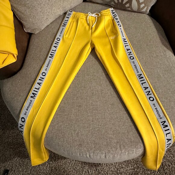 Milano Di Rouge Naim Tyler Tracksuit - Yellow (S) - Picture 5 of 7